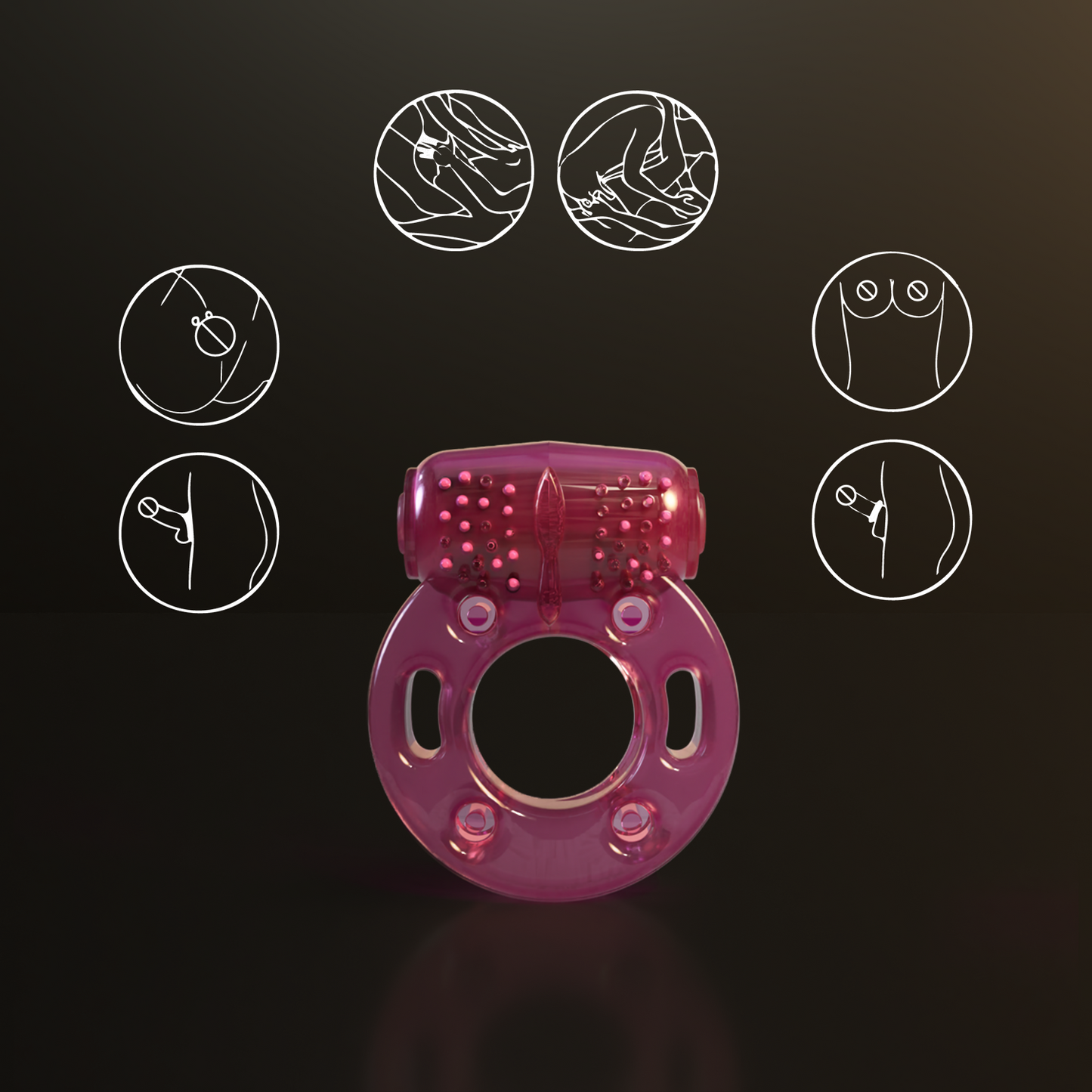 Pleasure Vibrator Ring - Unisex