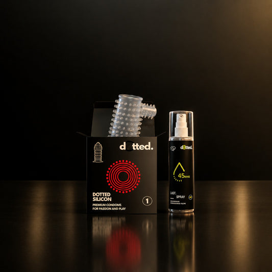 Reusable Silicone Condom + delay spray